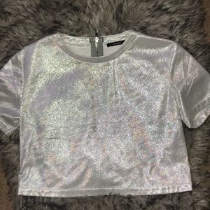 holographic top forever 21